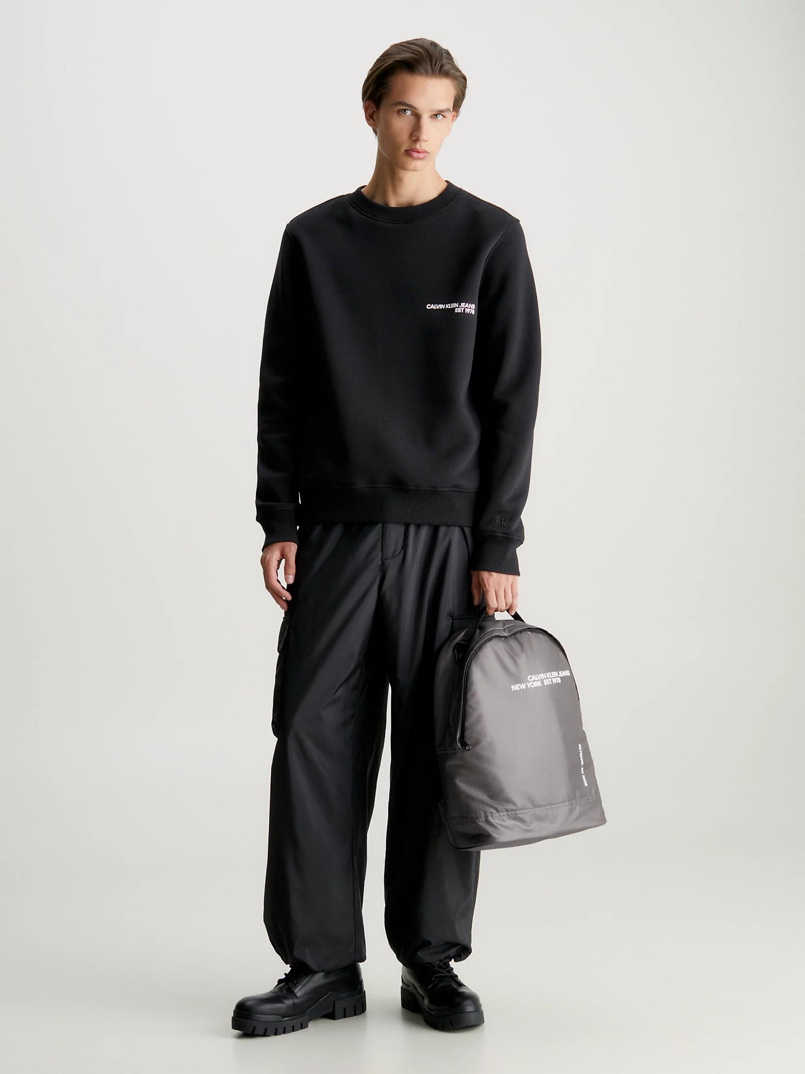 Рюкзак мужской Calvin Klein Jeans, K50K511479, серый-PSM