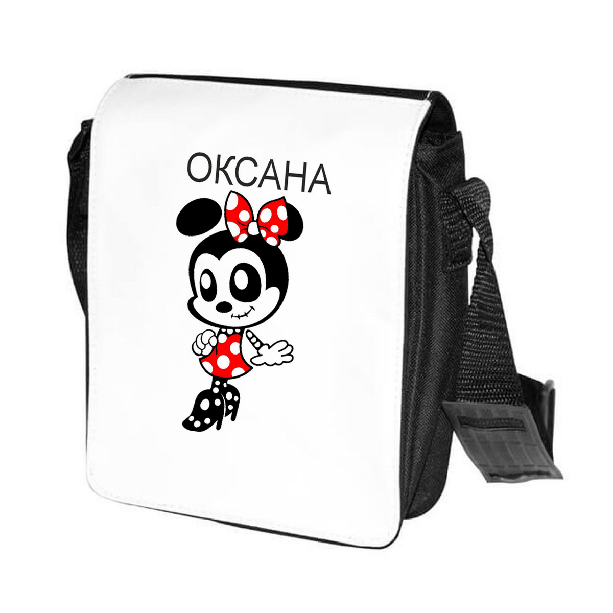 

Сумка женская CoolPodarok CN0113955 черно-белый, Черный;белый, CN0113955