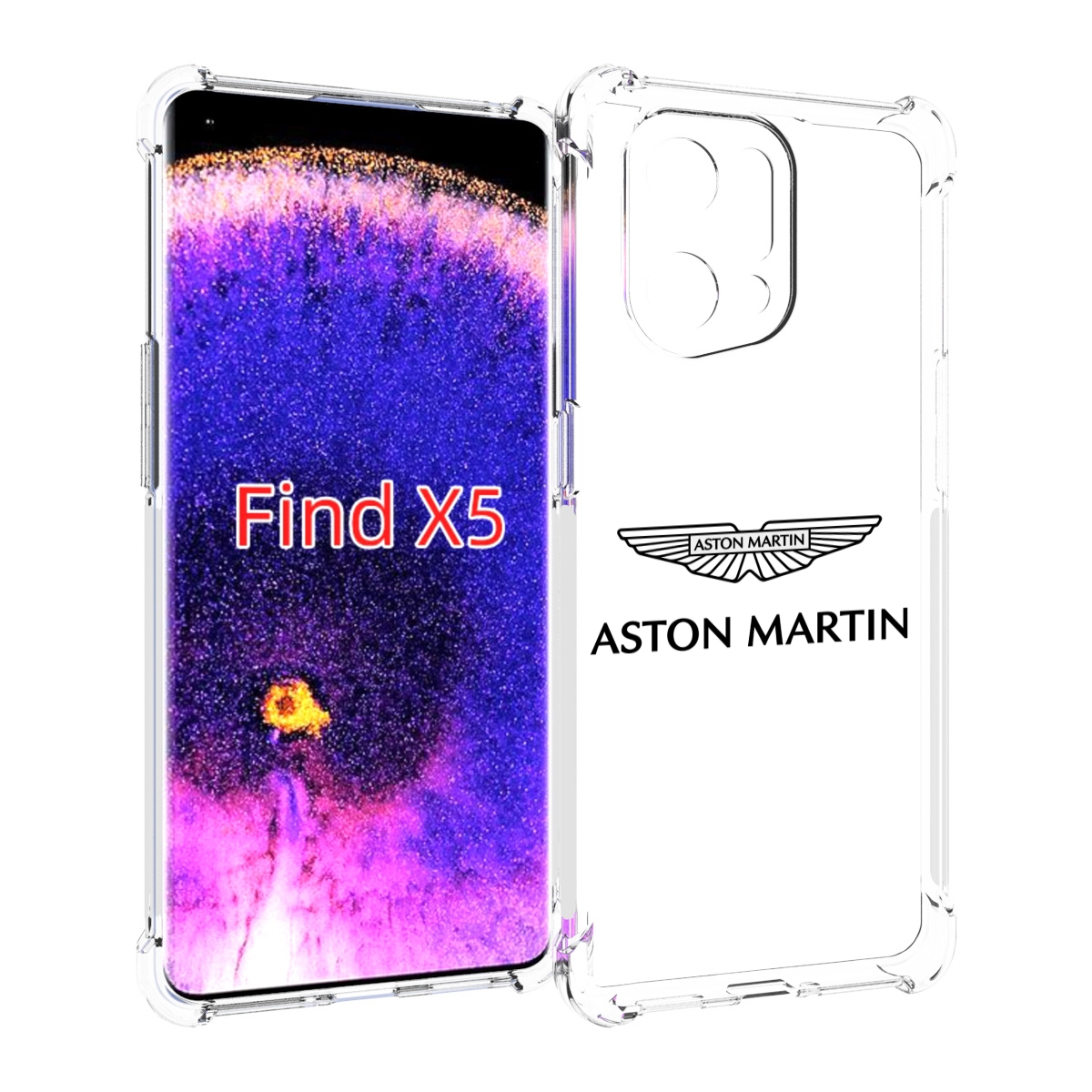 

Чехол MyPads Aston-Martin мужской для Oppo Find X5, Прозрачный, Tocco