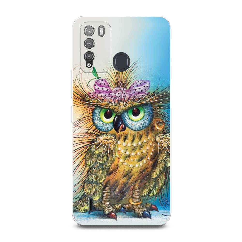 

Чехол для Itel Vision 1 Pro "Модная сова", Коричневый;голубой, 3200350-1