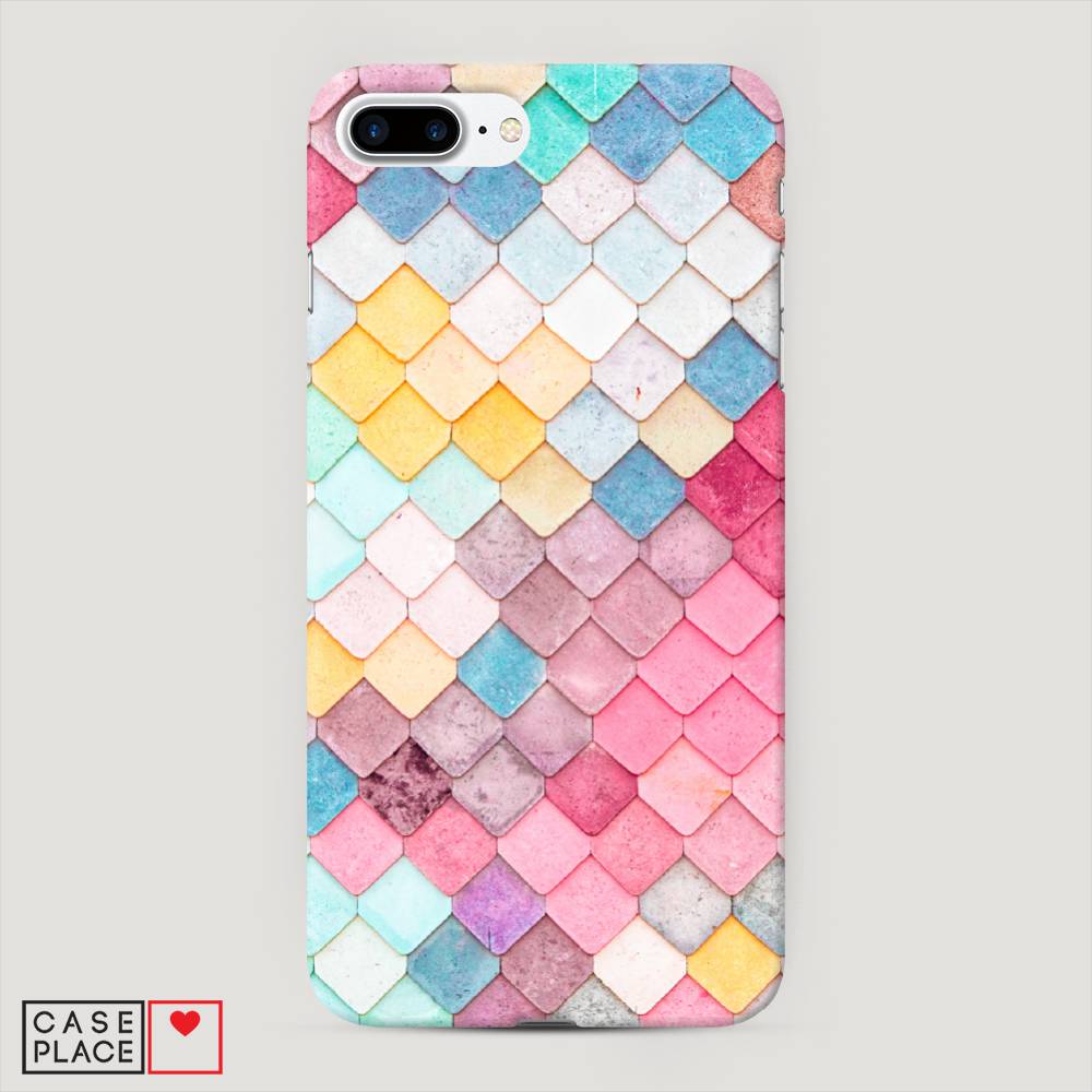 

Пластиковый чехол "Нежные ромбики" на Apple iPhone 8 Plus, 10920-3