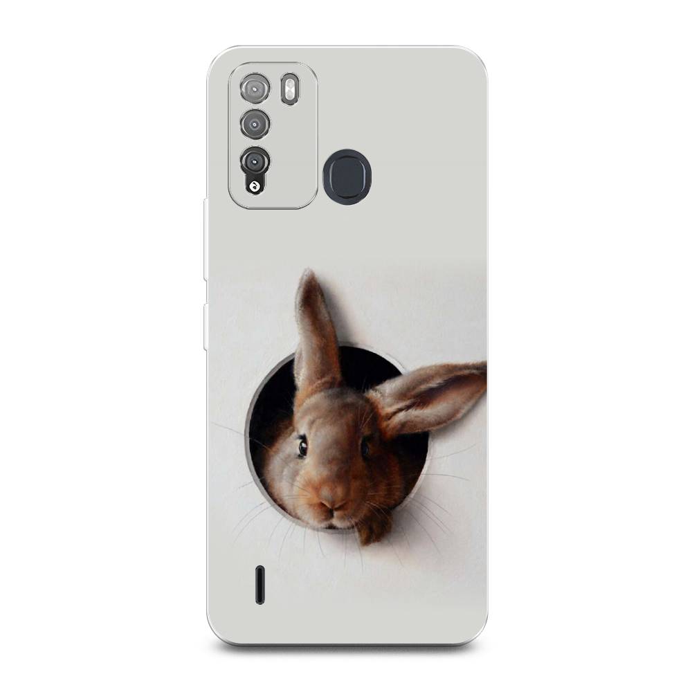 

Чехол для Itel Vision 1 Pro "Любопытный кролик", Серый;коричневый, 3200350-1