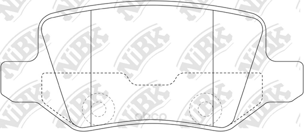 

Тормозные колодки NiBK PN0214