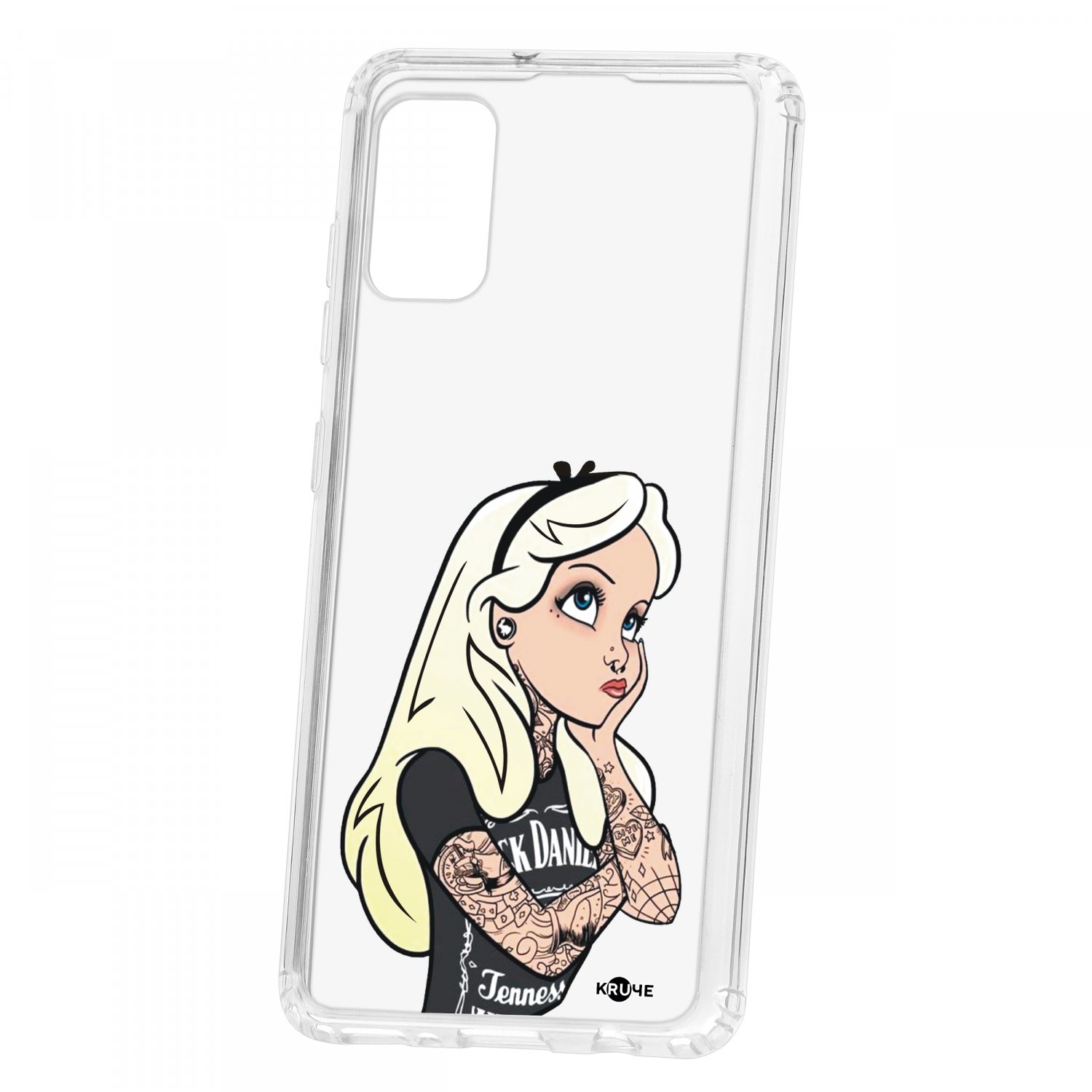 фото Чехол-накладка samsung galaxy a41 2019 kruche print tattoo girl кruче