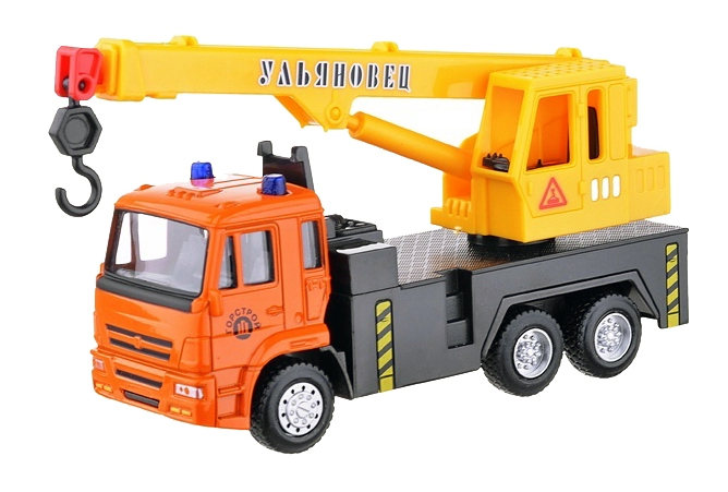 

Автокран Play Smart Ульяновец МКТ-50, инерционный, 1/54 6510A