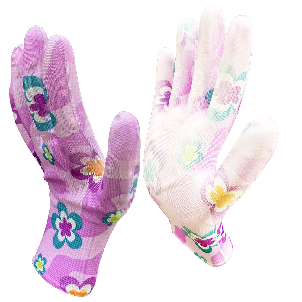 Перчатки садовые Master Pro ЭДЕМ нейлоновые с полиуретановым покрытием, 1 пара садовые нейлоновые перчатки спец