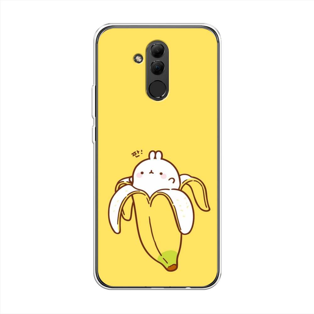

Чехол Awog на Huawei Mate 20 Lite "Зайчик-бананчик", Желтый;белый, 66650-2