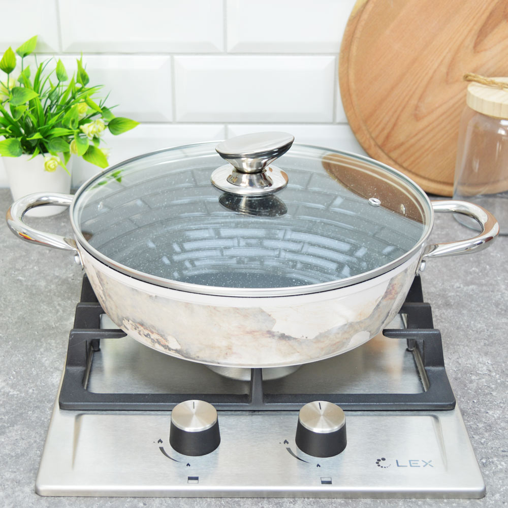 

Сотейник WR-6015 3,18 л Antique grey WR-6015, Серебристый