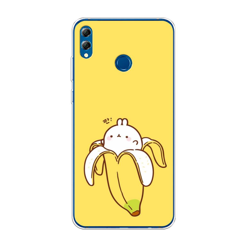 

Чехол Awog на Honor 8X Max "Зайчик-бананчик", Желтый;белый, 66550-2