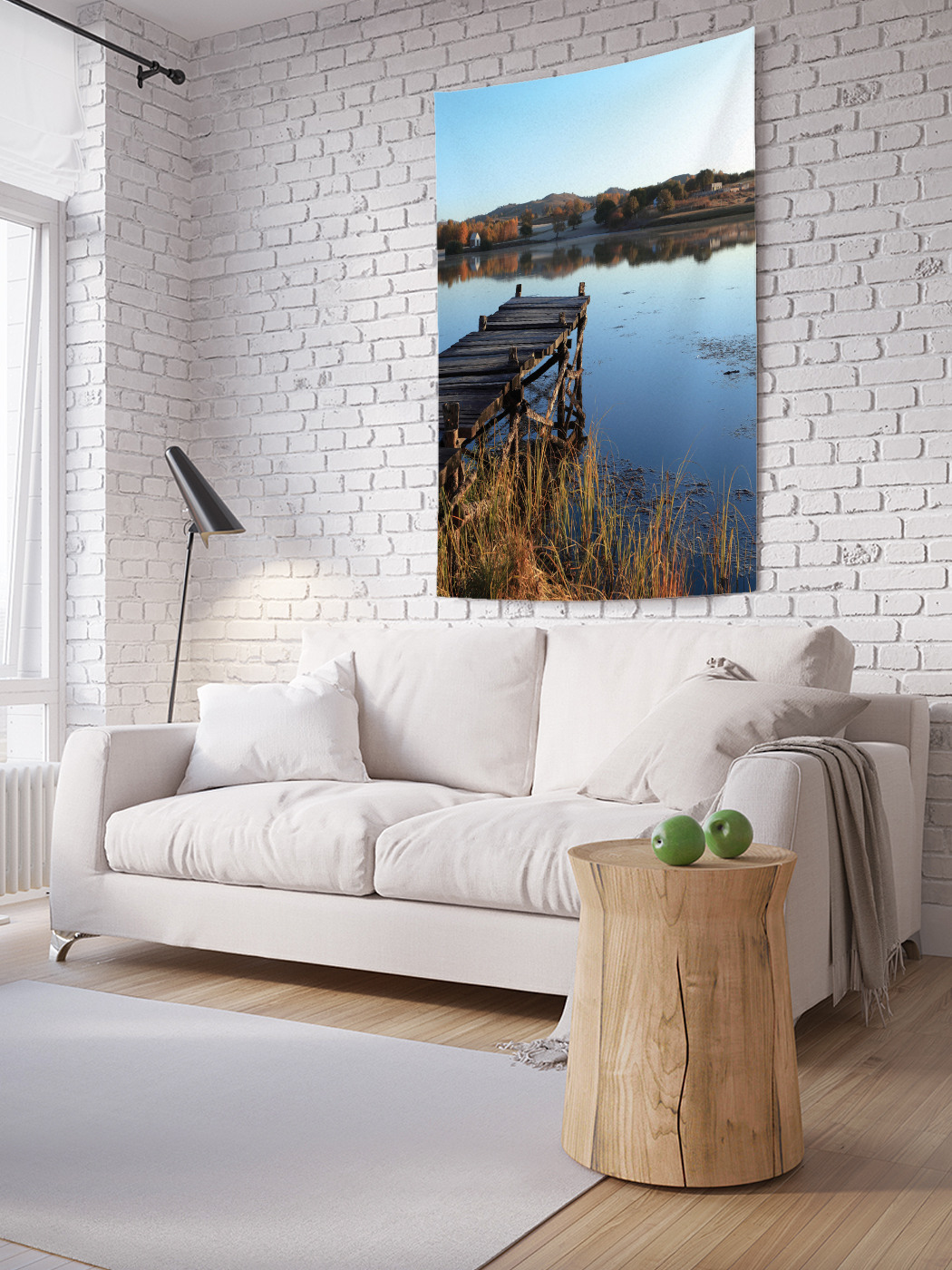 

Вертикальное фотопанно на стену JoyArty Рыбацкий помост 100x150 см, Рыбацкий помост