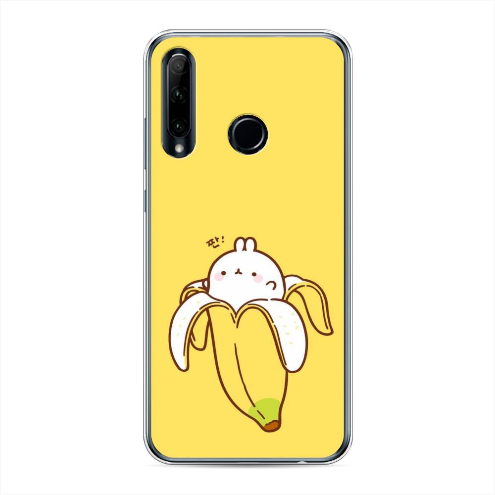 

Чехол Awog на Honor 10i "Зайчик-бананчик", Желтый;белый, 68850-2