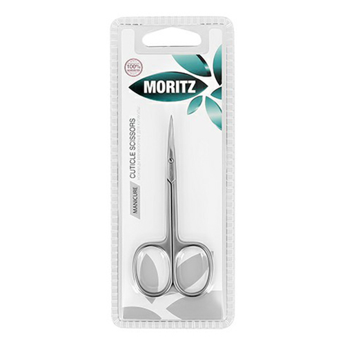 Ножницы маникюрные Moritz для ногтей и кутикулы с кими удлиненными лезвиями
