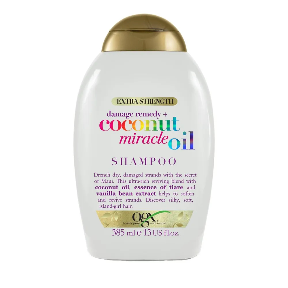 фото Шампунь для волос ogx damage remedy coconut miracle oil восстанавливающий, 385 мл