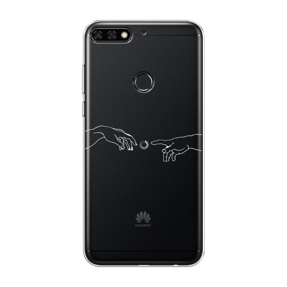 

Чехол Awog на Huawei Y7 Prime 2018 "Загрузка творения", Белый;серый;прозрачный, 66450-10