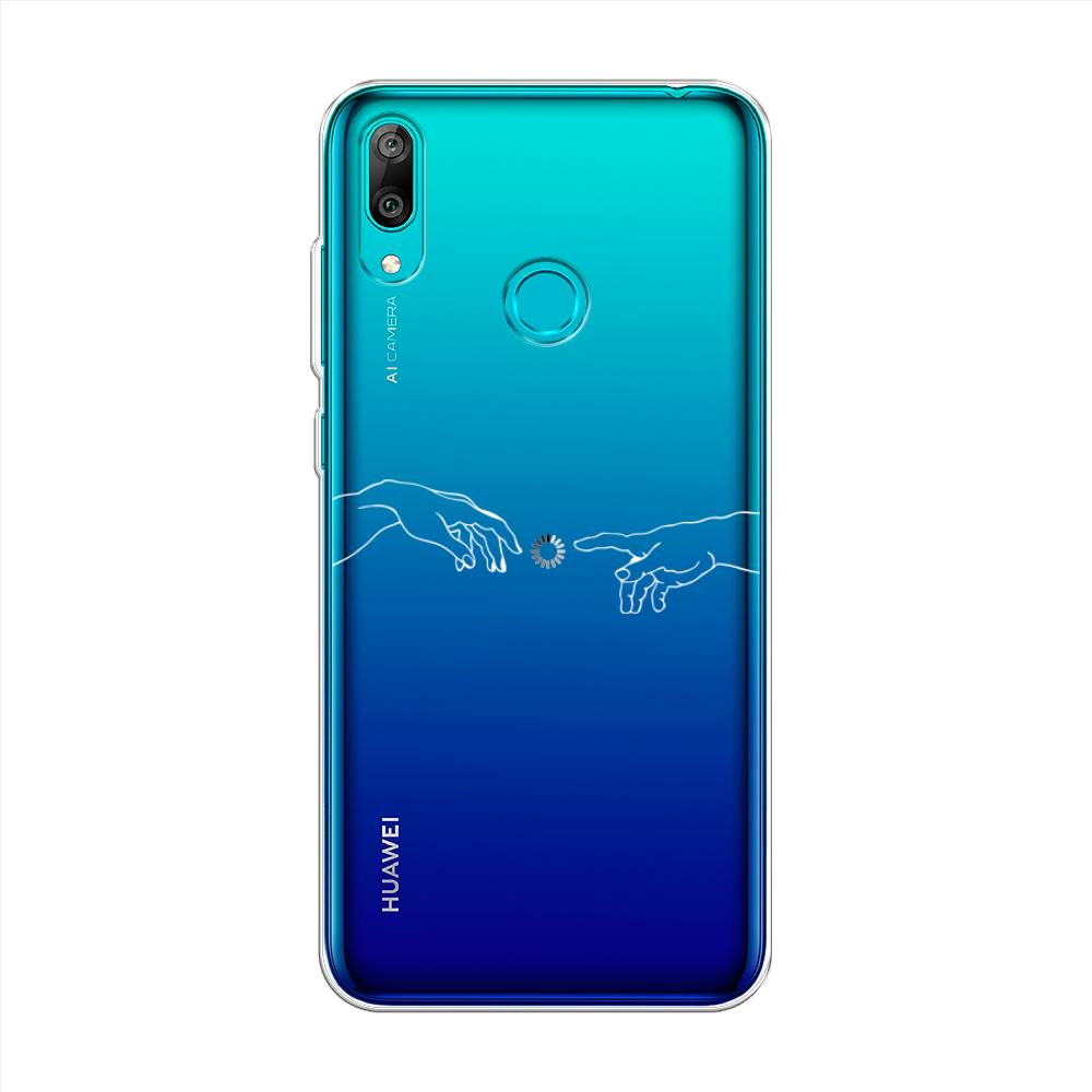 

Чехол Awog на Huawei Y7 2019 "Загрузка творения", Белый;серый;прозрачный, 68450-10