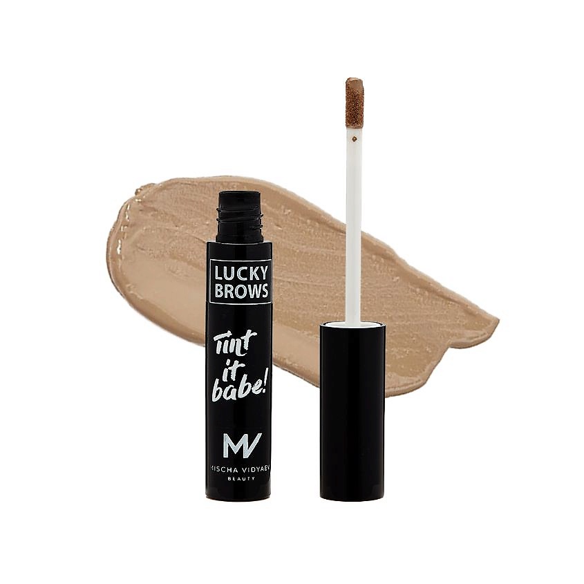 Тинт для бровей Mischa Vidyaev Tint It Babe стойкий, Light Warm, с кистью, 9 мл