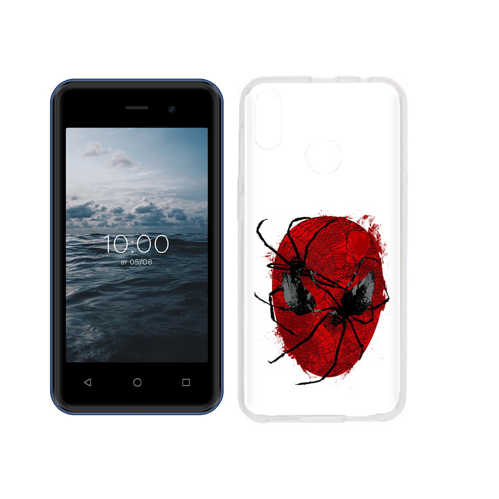 

Чехол MyPads Tocco для BQ 4030G Nice Mini человек паук, Прозрачный, Tocco