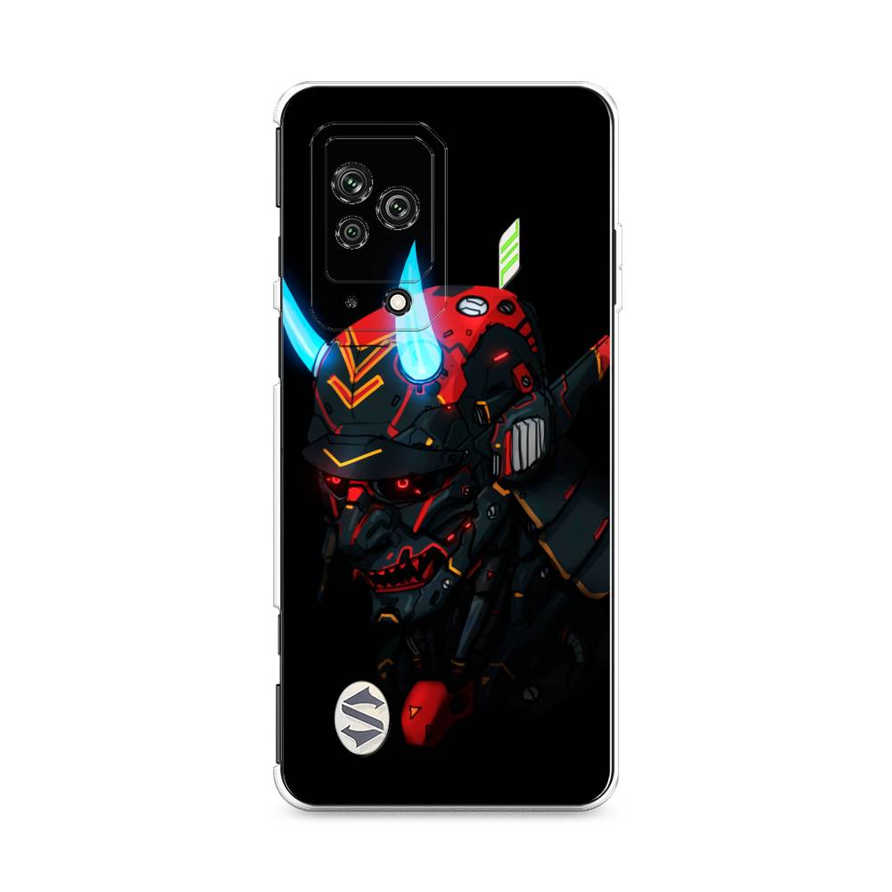 

Чехол Awog на Xiaomi Black Shark 5 "Неоновый самурай", Разноцветный, 314050-6