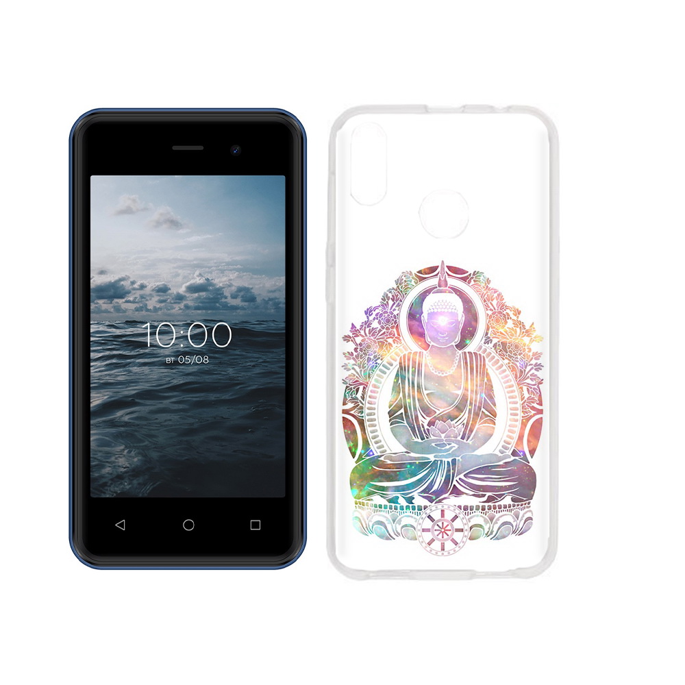 

Чехол MyPads Tocco для BQ 4030G Nice Mini умный мужчина абстракция, Прозрачный, Tocco