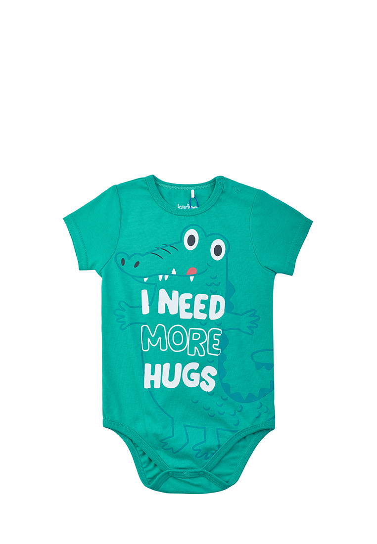 

Боди с коротким рукавом для мальчиков SS23B17601010 Kari baby 209713 цв.зеленый р.1-3m, 209713