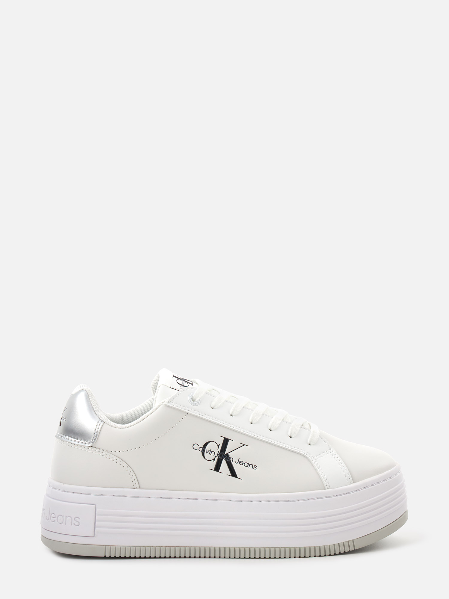 

Кеды женские Calvin Klein Jeans YW0YW01516 белые 37 EU, Белый, YW0YW01516