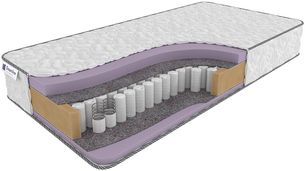 

Матрас Дримлайн Sky-high Hovor Middle TFK 70х195х24, Белый, Sky-high Hovor Middle TFK