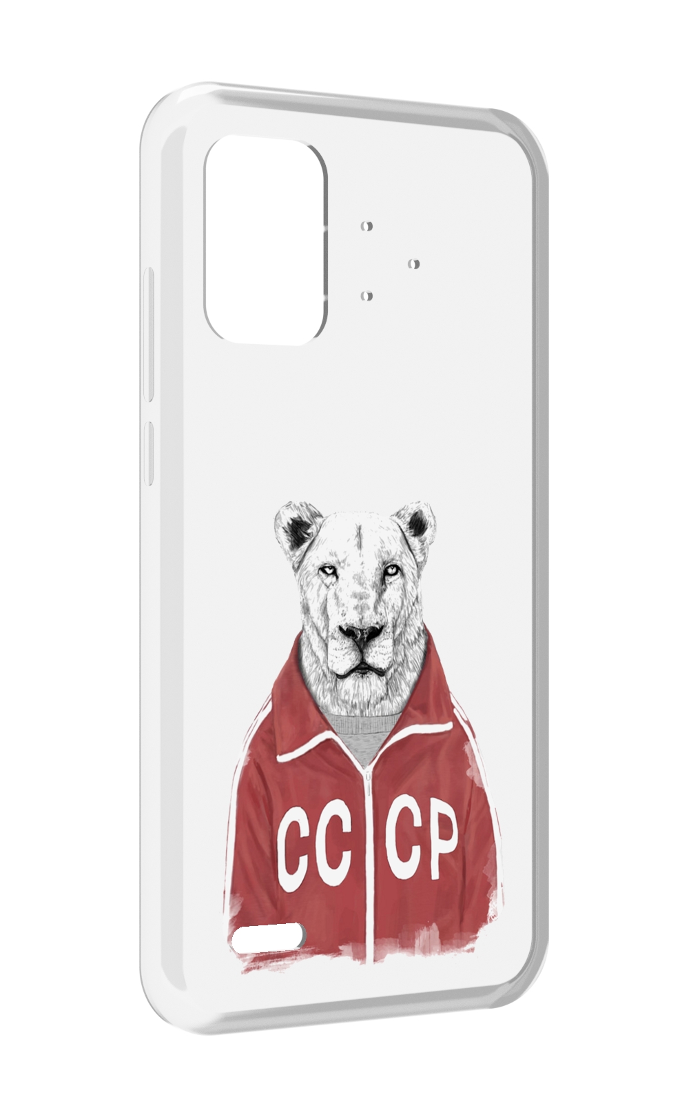 

Чехол MyPads львица ссср для UMIDIGI Bison Pro, Прозрачный, Tocco