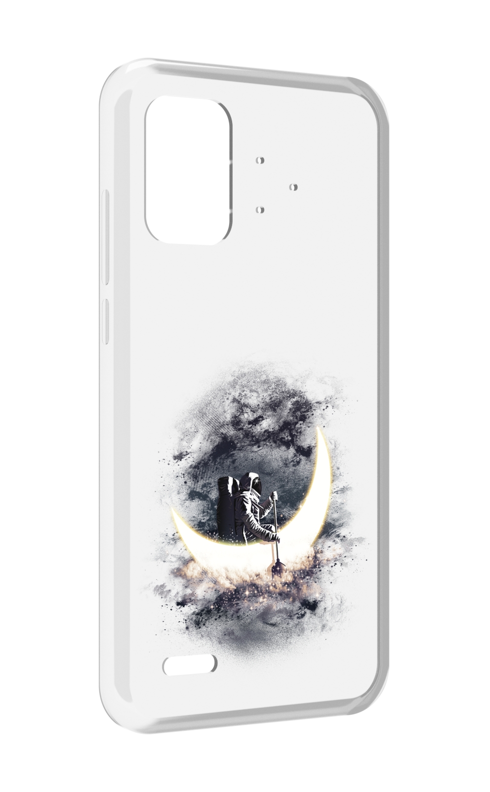 

Чехол MyPads лунный путешественник для UMIDIGI Bison Pro, Прозрачный, Tocco