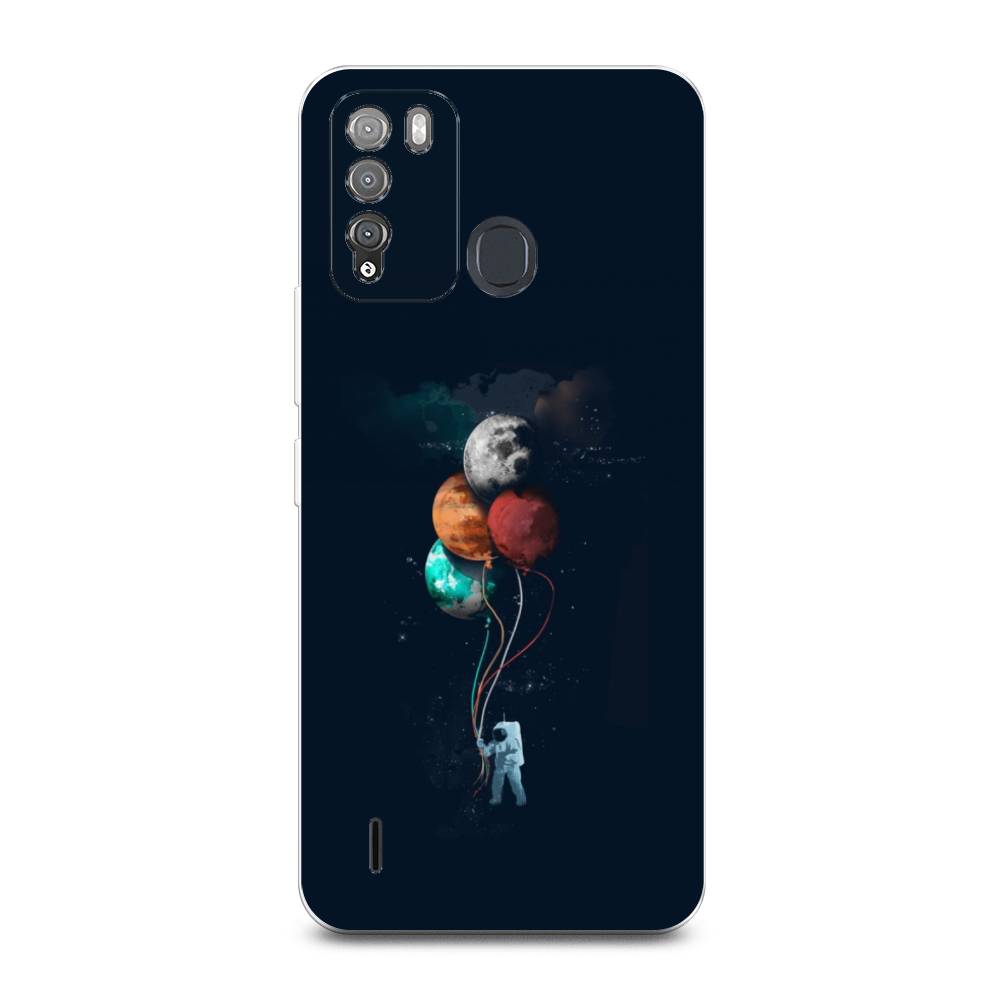 

Чехол для Itel Vision 1 Pro "Космонавт с шариками", Разноцветный, 3200350-4