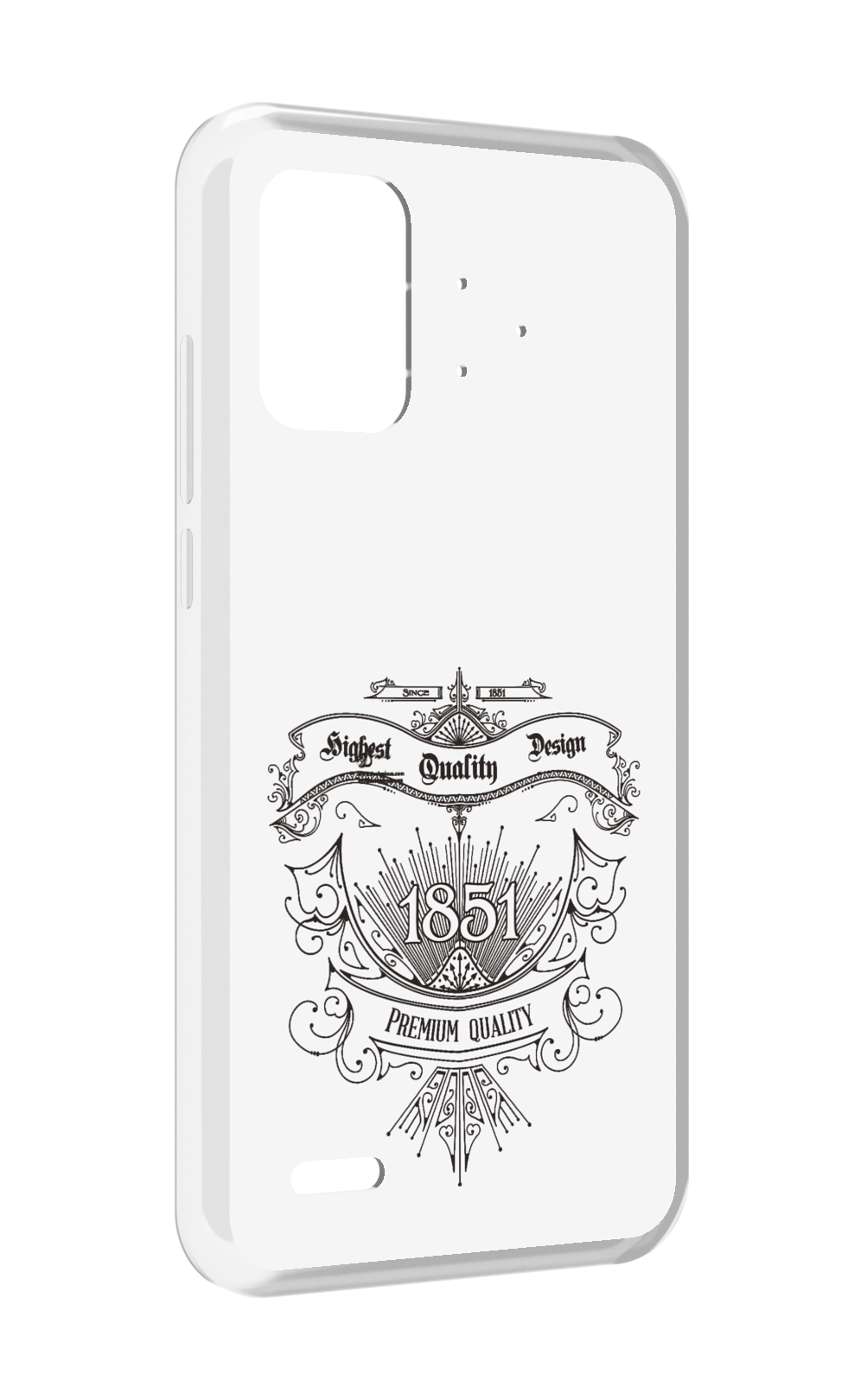 

Чехол MyPads логотип 1851 год для UMIDIGI Bison Pro, Прозрачный, Tocco