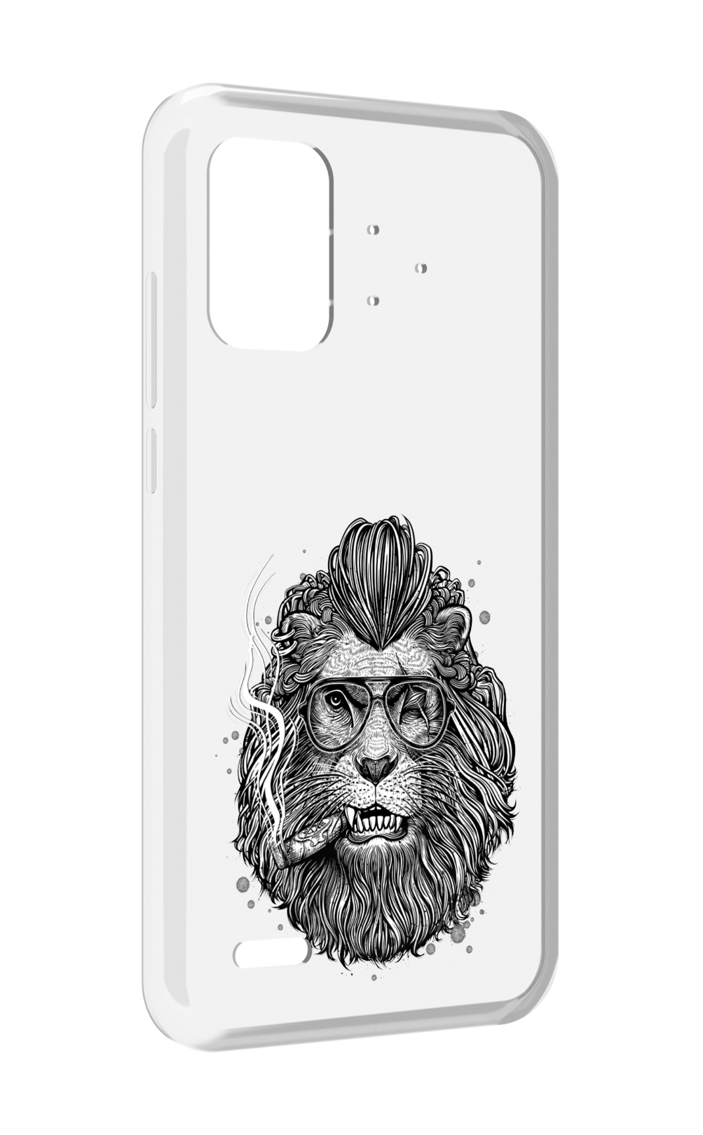 

Чехол MyPads курящий лев для UMIDIGI Bison Pro, Прозрачный, Tocco