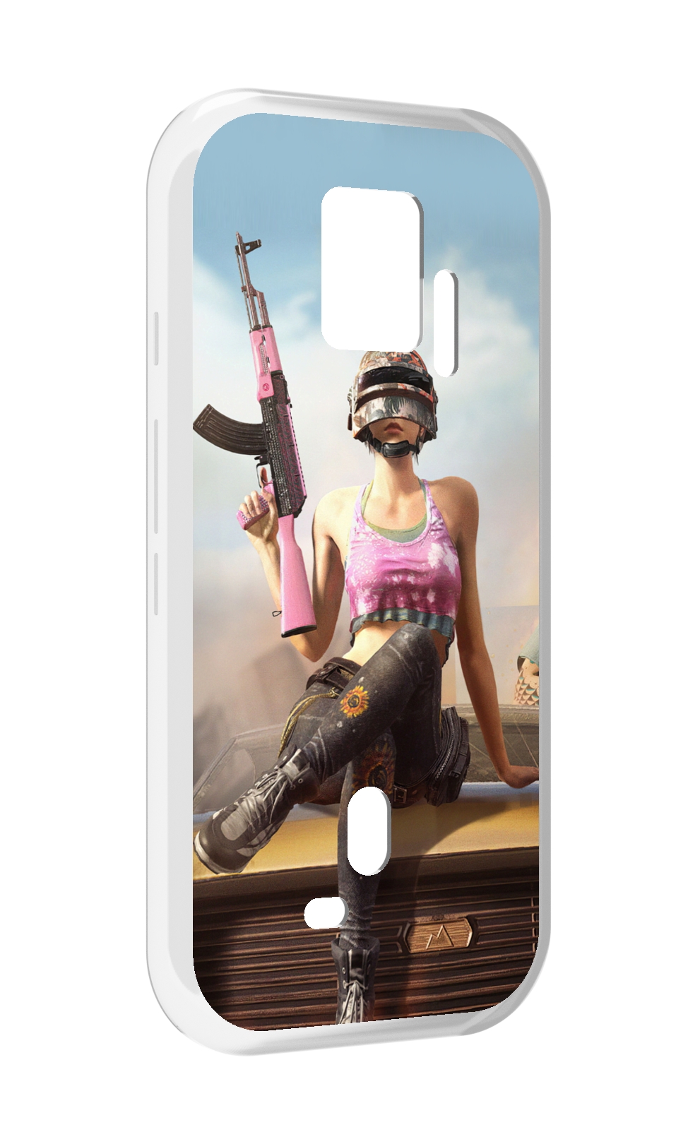 

Чехол MyPads девушка из PUBG для ZTE Nubia Red Magic 7S Pro, Прозрачный, Tocco