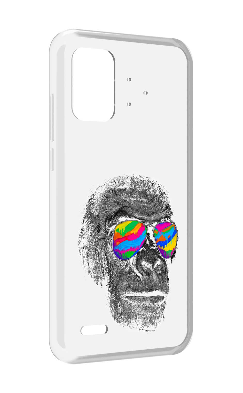 

Чехол MyPads крутая обезьяна в очках для UMIDIGI Bison Pro, Прозрачный, Tocco