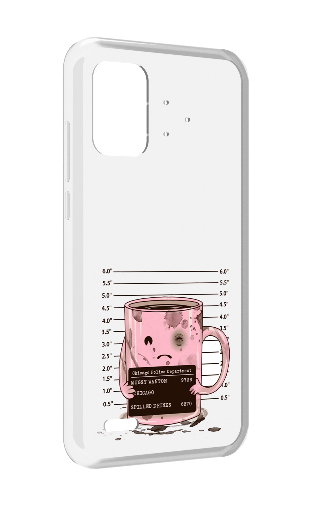 

Чехол MyPads кружка для UMIDIGI Bison Pro, Прозрачный, Tocco