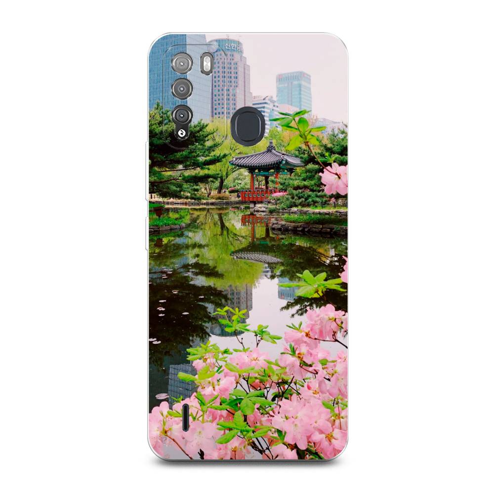 

Чехол для Itel Vision 1 Pro "Сакура возле озера", Зеленый;розовый;голубой, 3200350-2