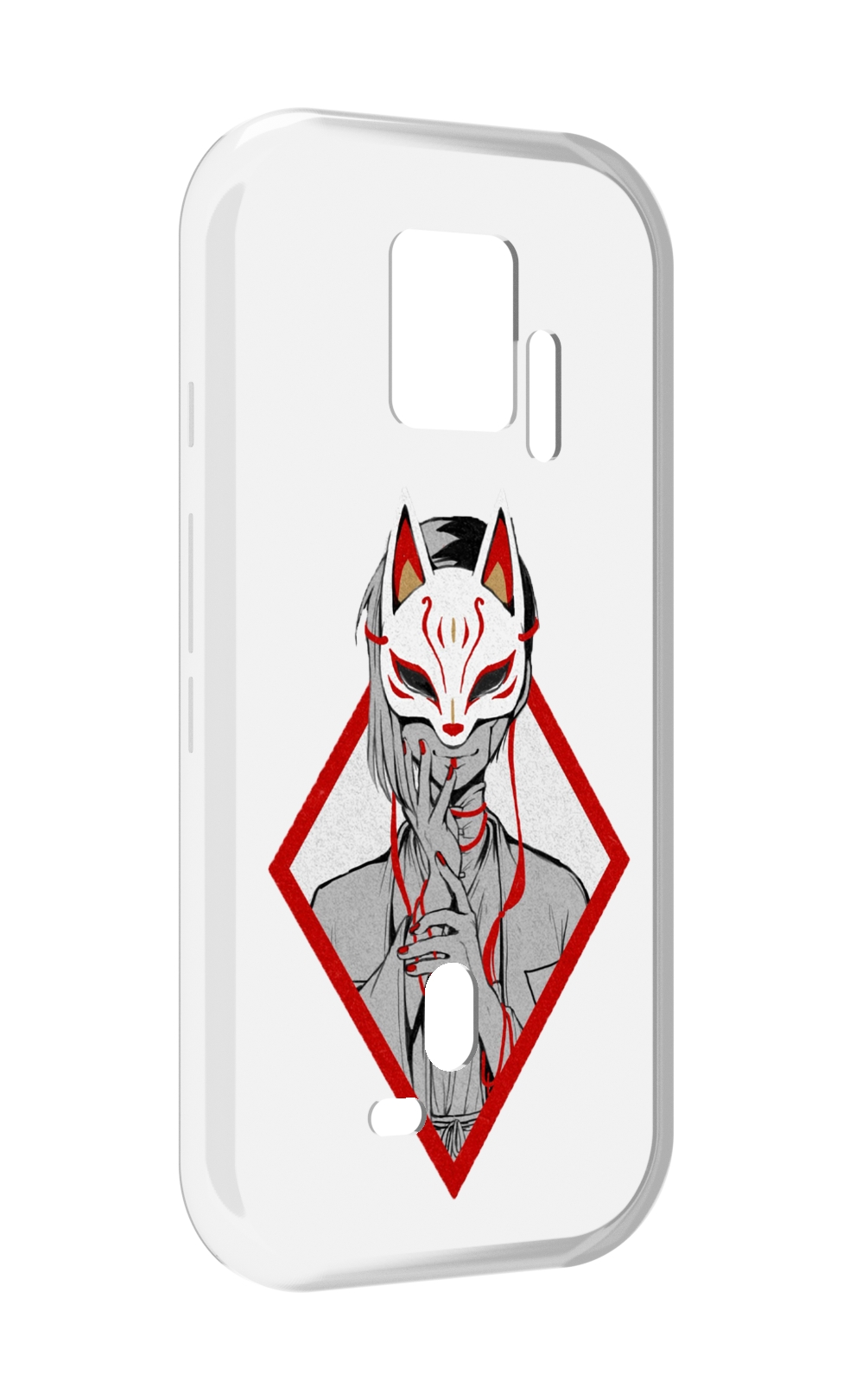 

Чехол MyPads девушка в маске япония для ZTE Nubia Red Magic 7S Pro, Прозрачный, Tocco
