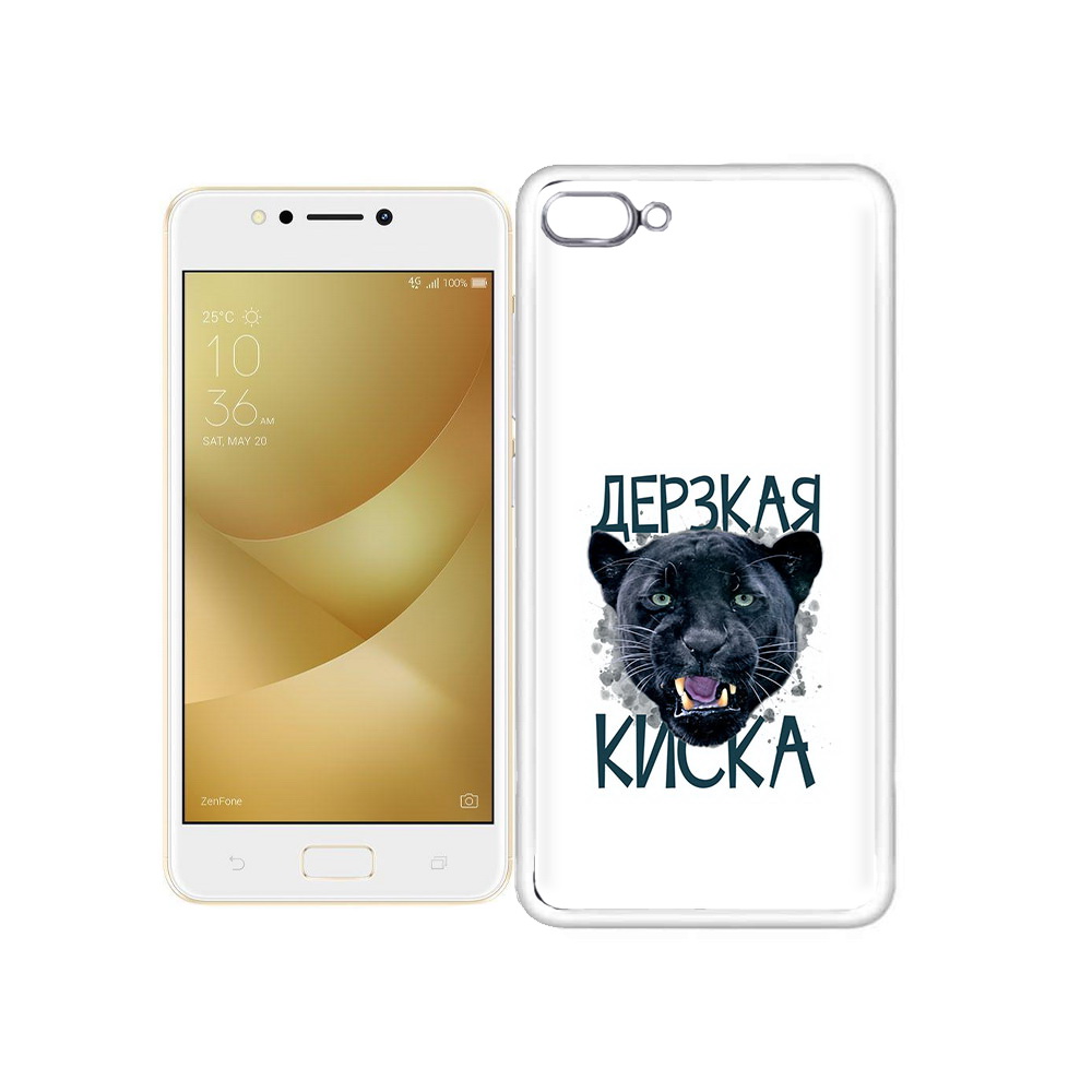 

Чехол MyPads Tocco для Asus ZenFone 4 Max дерзкая киска, Прозрачный, Tocco