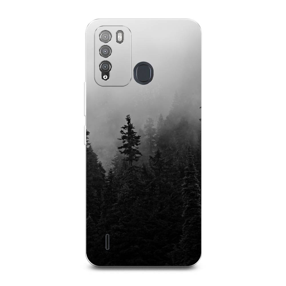 

Чехол для Itel Vision 1 Pro "Туманный лес", Серый;черный, 3200350-2