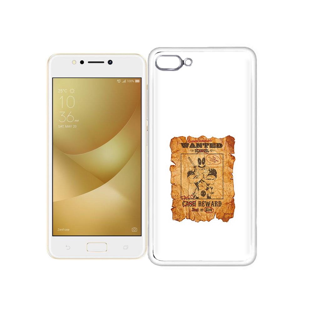

Чехол MyPads Tocco для Asus ZenFone 4 Max дедпул, Прозрачный, Tocco
