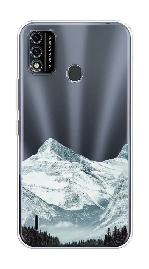 

Чехол на Itel A48 "Горы арт 1", Белый;зеленый, 3200150-2