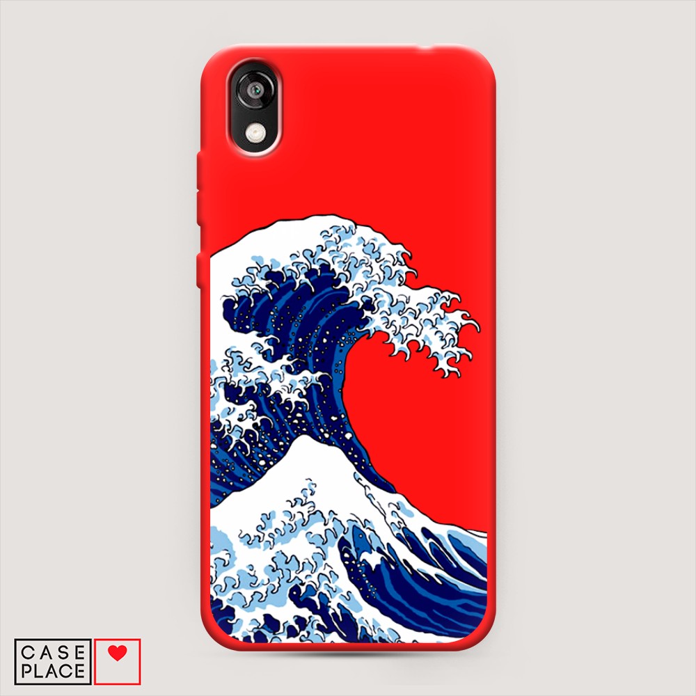 

Чехол Awog на Honor 8S "Волна в Канагаве", Разноцветный, 69153-1