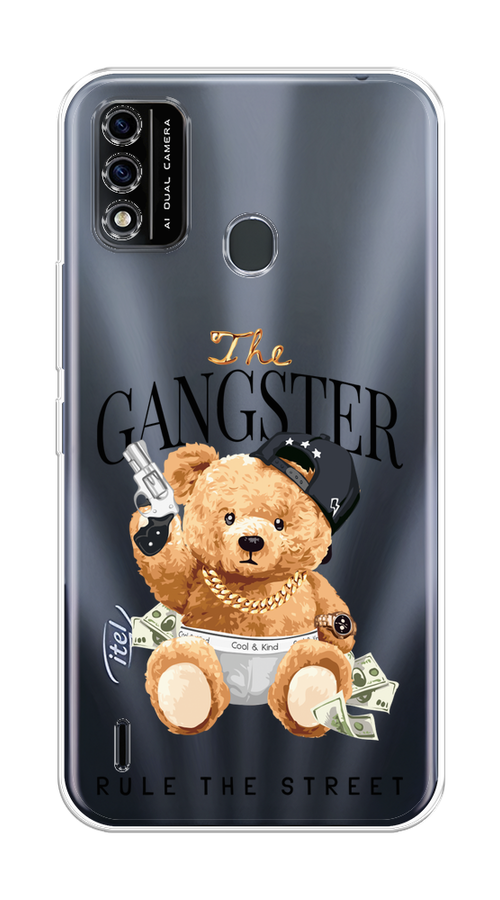 

Чехол на Itel A48 "The Gangster", Бежевый;серый;черный, 3200150-6