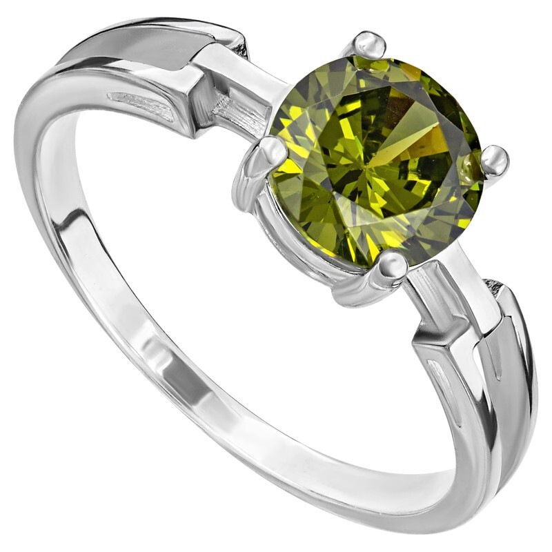 

Кольцо из серебра с кристаллом ювелирным р. , LAZURIT-ONLINE 825301, 825301