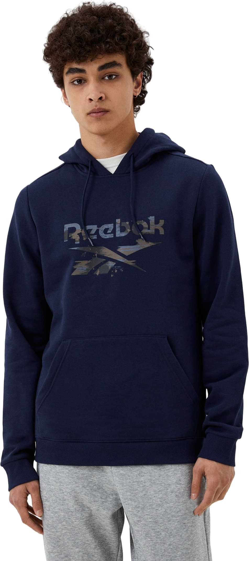 

Худи мужское Reebok 100070988 синее M, Синий, 100070988
