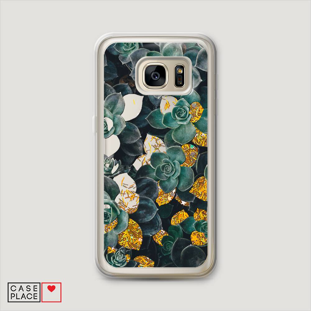 

Чехол Awog на Samsung Galaxy S6 edge "Сукуленты цветные", Зеленый, 24490-1