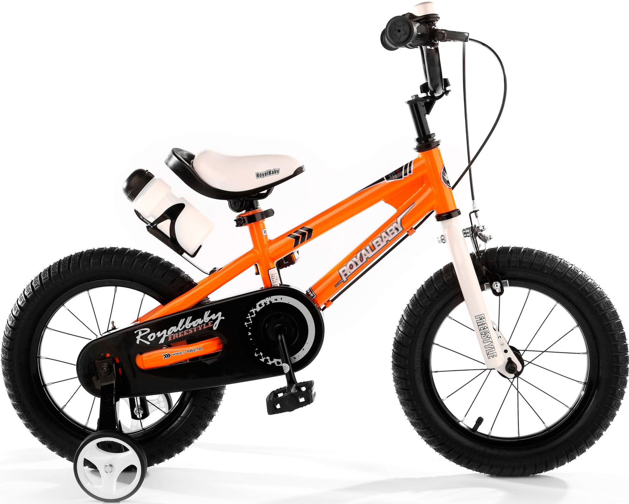 фото Велосипед royal-baby детский freestyle steel 18, год 2020 цвет оранжевый royal baby