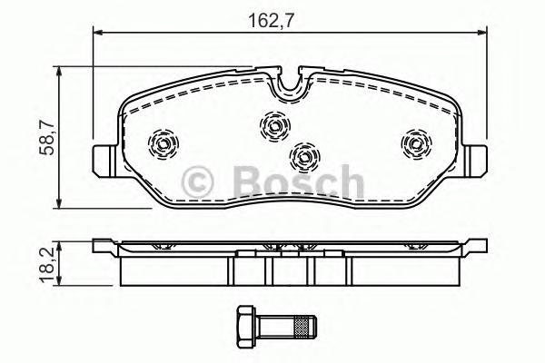 

Колодки тормозные дисковые передн LAND ROVER: DISCOVERY III (TAA) 2.7 TD 4x4/4.0 4x4/4.0 V