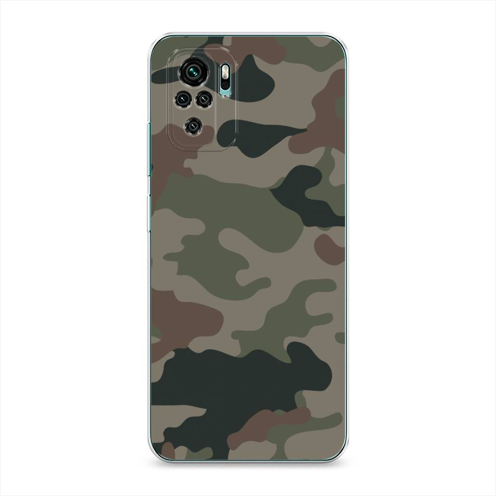 фото Силиконовый чехол "камуфляж 1" на xiaomi redmi note 10s awog