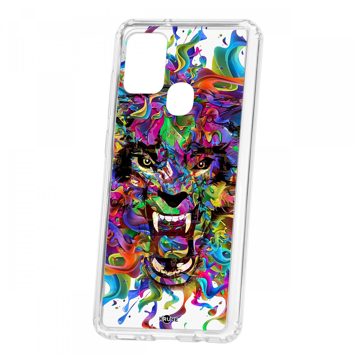 фото Чехол-накладка samsung galaxy a21s kruche print colored beast кruче