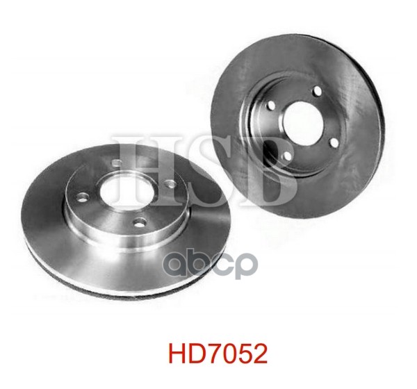 

HSB HD7052 Диск тормозной передний FORD: FIESTA IV 95-02, FIESTA V 01-, FIESTA фургон 96-,